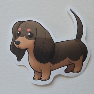 10/$10 Cute Dachshund Dog Sticker